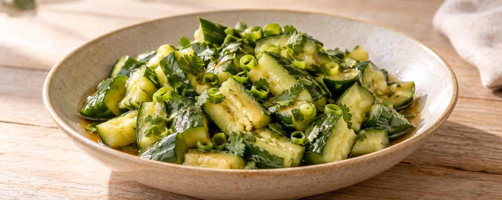 Smashed Cucumber Salad