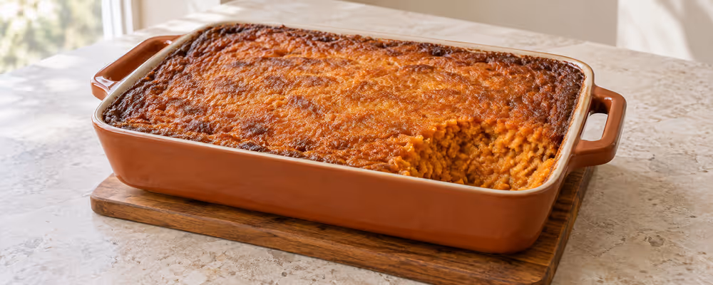 Bermudian Sweet Potato Pudding