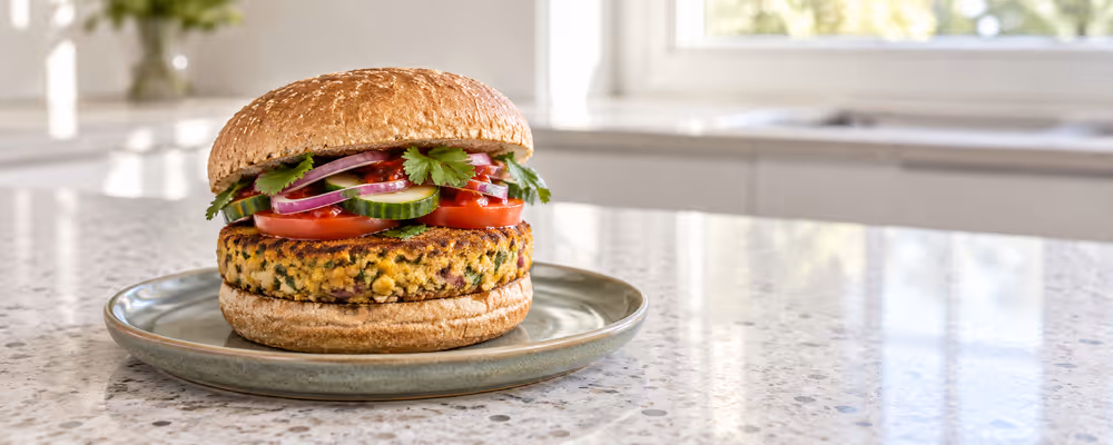 Chickpea & Cilantro Burgers