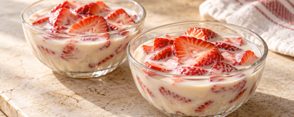 Fresas con Crema