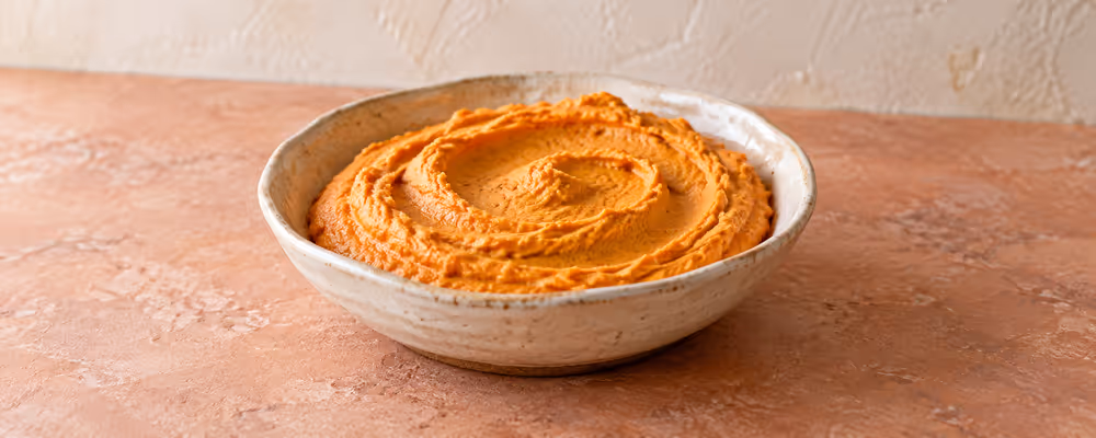 Carrot & Harissa Hummus