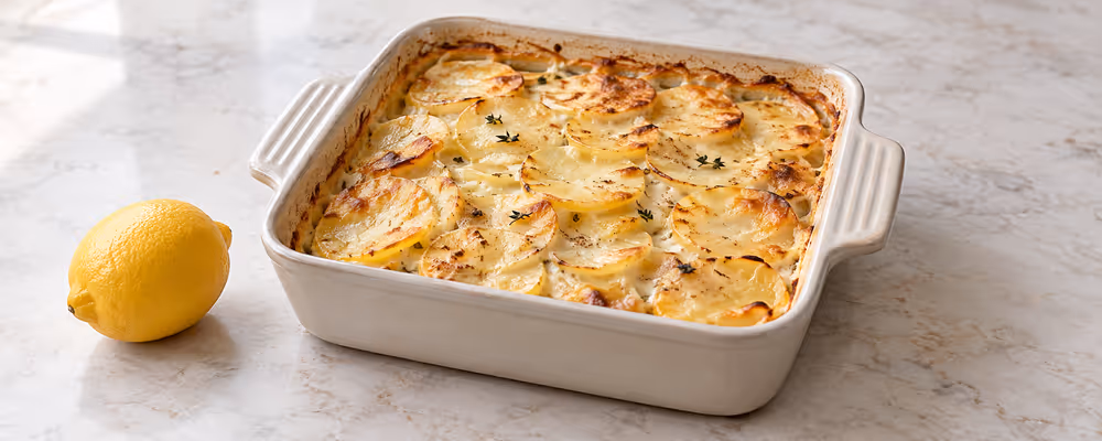 Lemon & Thyme Potato Gratin