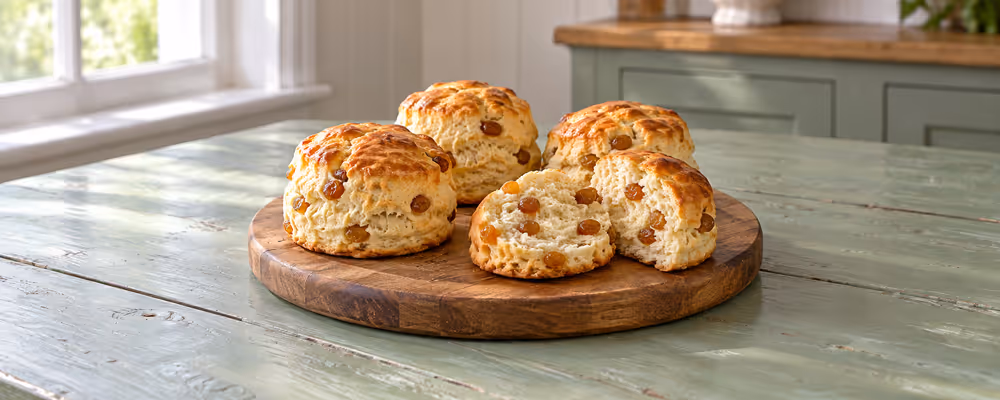 Golden Raisin Scones