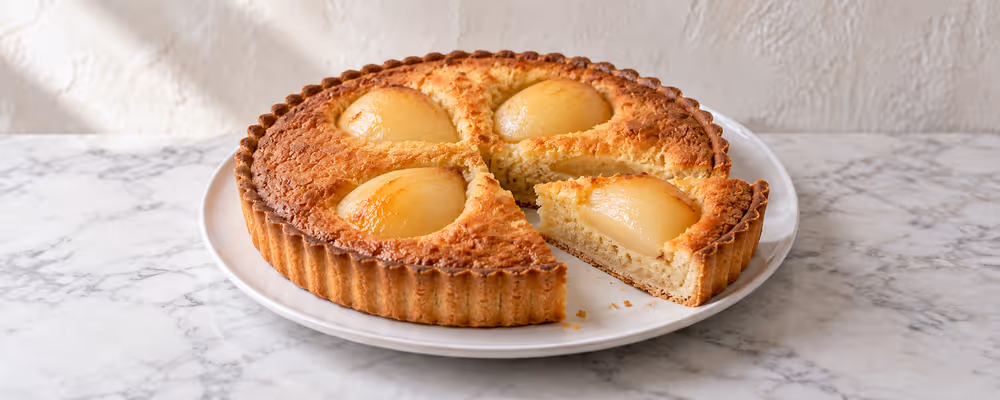 Pear & Cardamom Tart