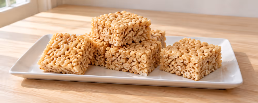 Salted Brown Butter Crispy Rice Bars