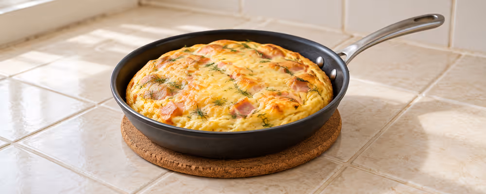 Ham & Gruyère Soufflé Omelette