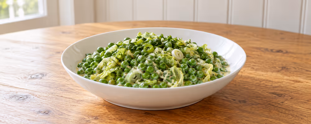 Buttered Peas & Soft Lettuce