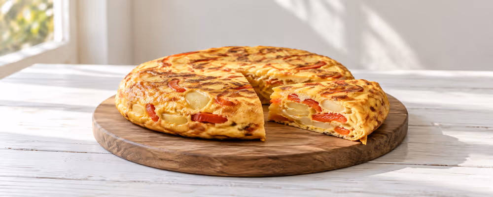 Red Pepper & Potato Omelette