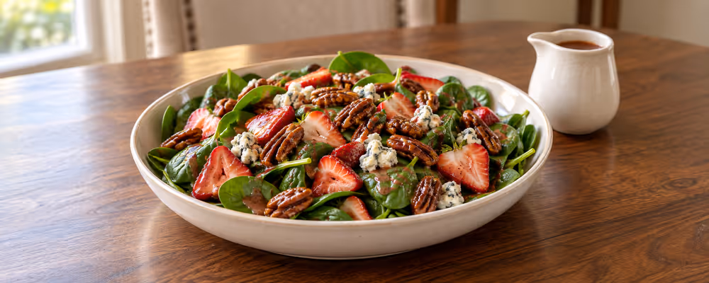 Strawberry & Spinach Salad
