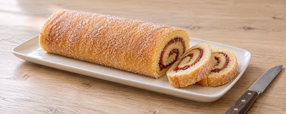 Strawberry Swiss Roll