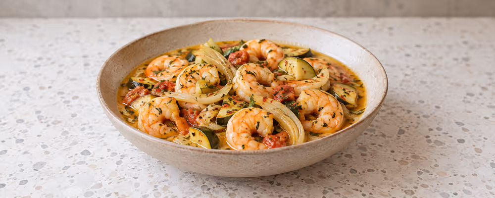 Chili Butter-Poached Shrimp