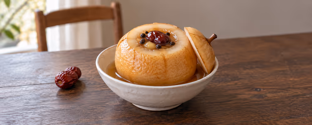 Korean Steamed Pears