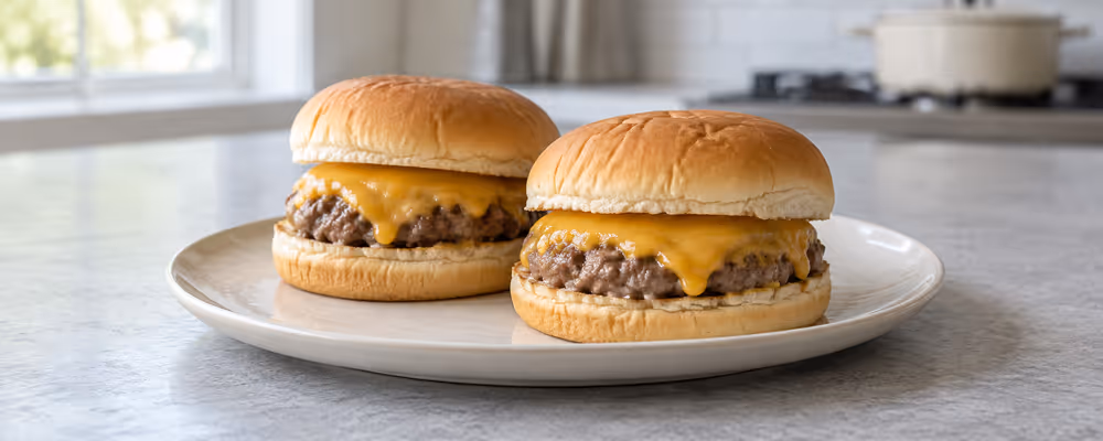 Connecticut Steamed Cheeseburgers