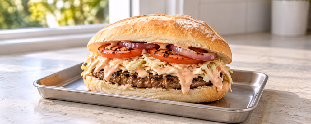 Dominican Chimi Burgers