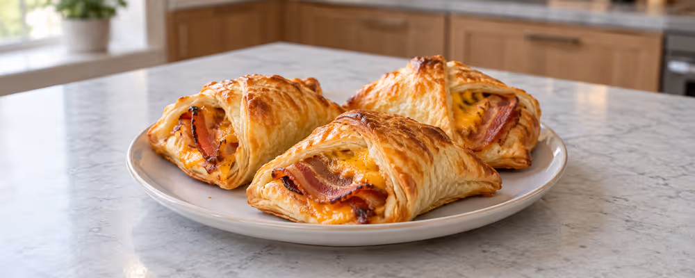 Cheese & Bacon Turnovers