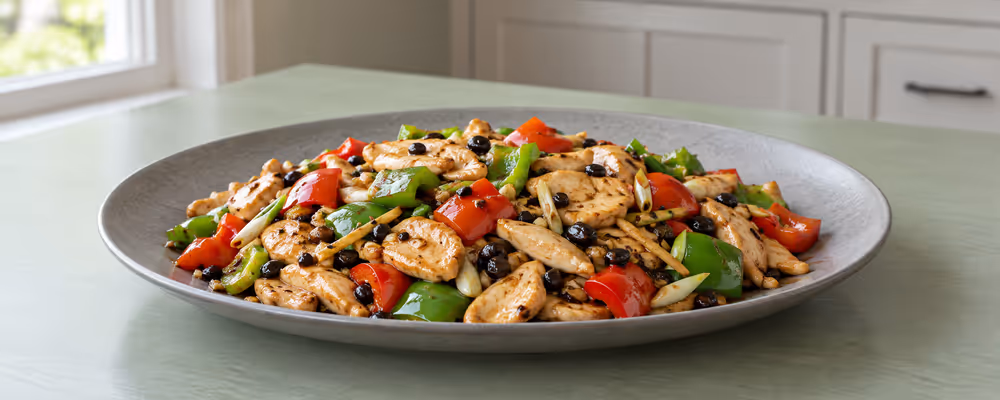 Chicken with Black Bean Sauce