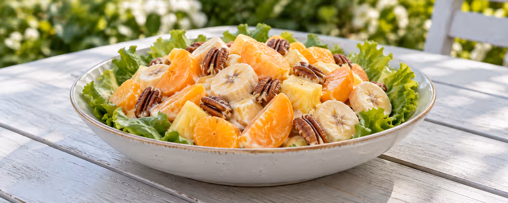 Loquat & Pecan Fruit Salad