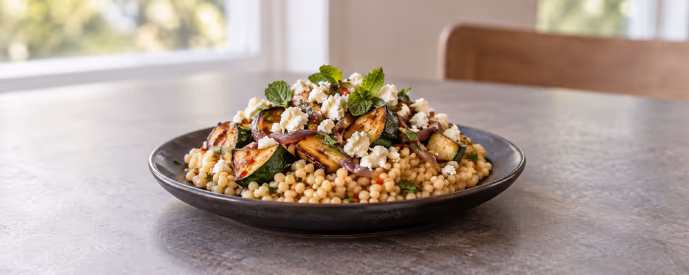 Zucchini, Chili & Mint Pearl Couscous