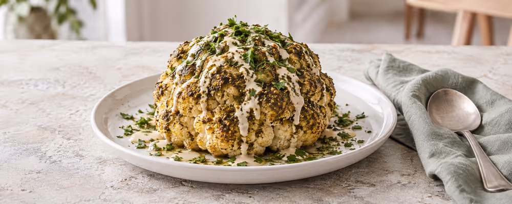 Whole Roasted Cauliflower