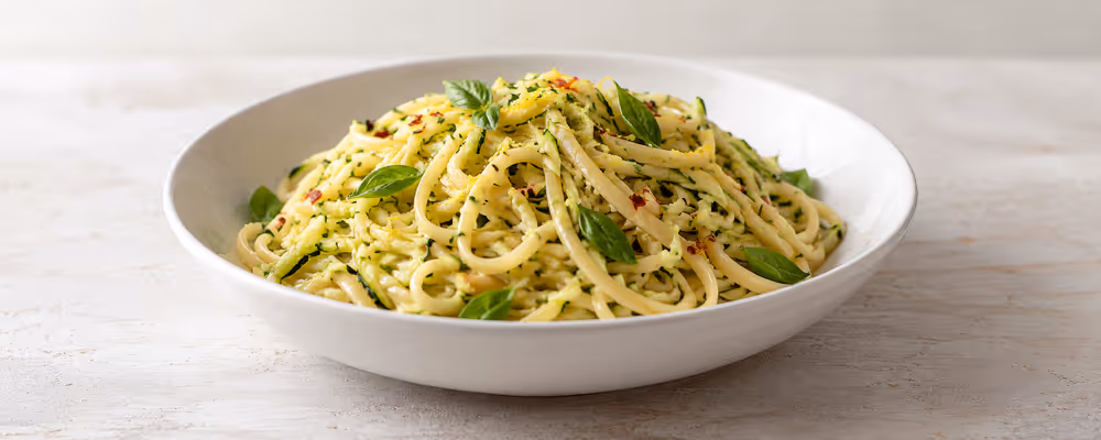 Zucchini & Lemon Linguine