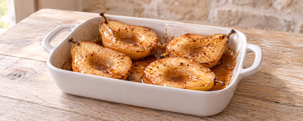 Maple Baked Pears