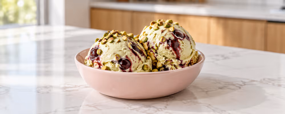 Cherry & Pistachio Ice Cream
