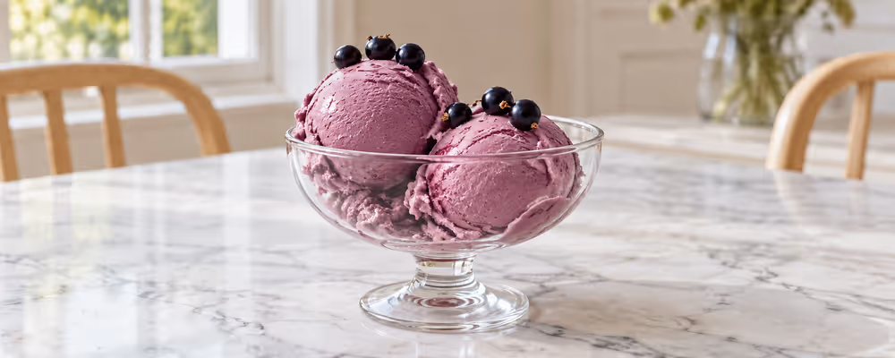 Blackcurrant Ice Cream