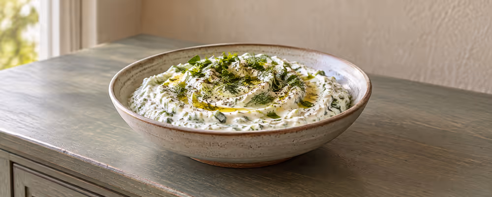 Scallion, Dill & Mint Yogurt Dip