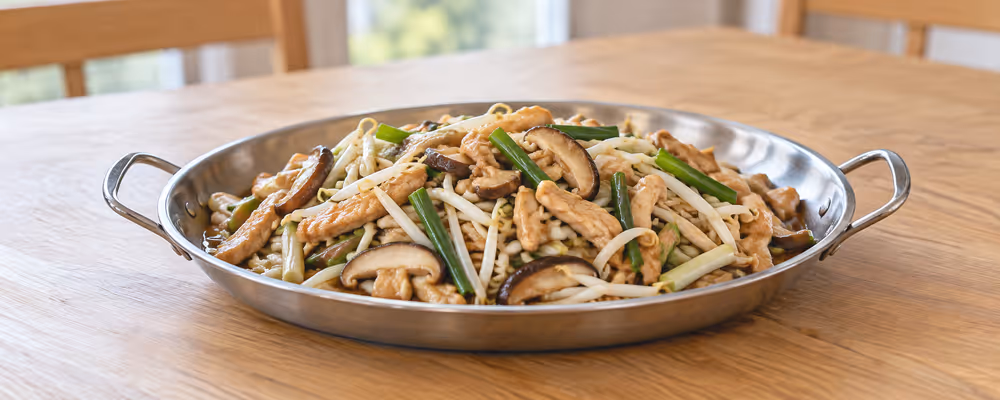 Chicken & Bean Sprout Stir-Fry