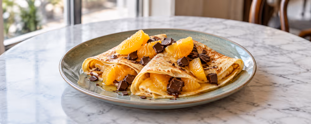 Orange & Chocolate Crêpes