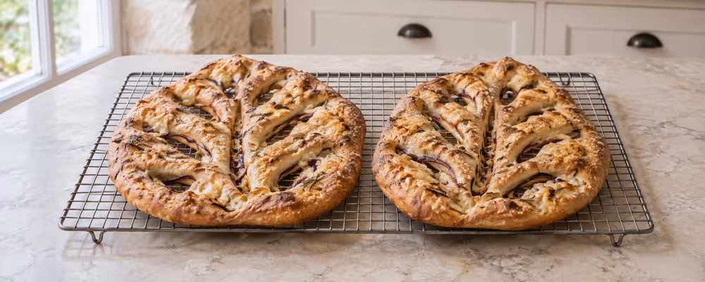 Red Onion & Gruyère Fougasse
